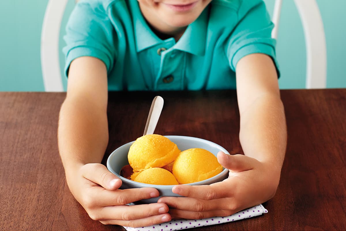 Canned, Fresh, or Frozen: How to Make Perfect Peach Sorbet