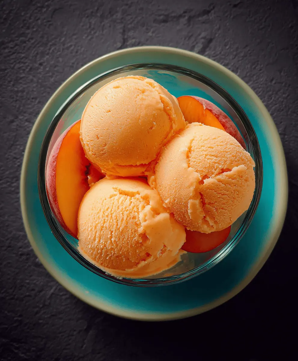 Master Easy Peach Sorbet: The One-Ingredient Recipe Guide